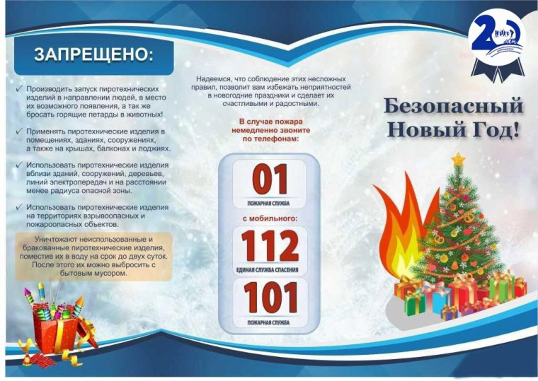 Безопасный Новый год. Безопасный Новый год.